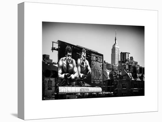 Urban Winter Scene at Meatpacking District with the Empire State Building View-Philippe Hugonnard-Stretched Canvas