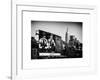 Urban Winter Scene at Meatpacking District with the Empire State Building View-Philippe Hugonnard-Framed Art Print