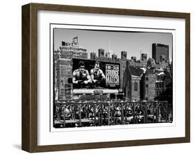 Urban Winter Scene View at Meatpacking District-Philippe Hugonnard-Framed Art Print