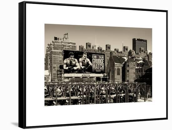 Urban Winter Scene View at Meatpacking District-Philippe Hugonnard-Framed Stretched Canvas