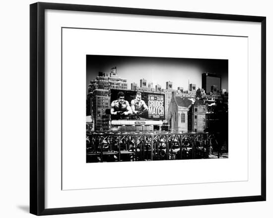 Urban Winter Scene View at Meatpacking District-Philippe Hugonnard-Framed Art Print