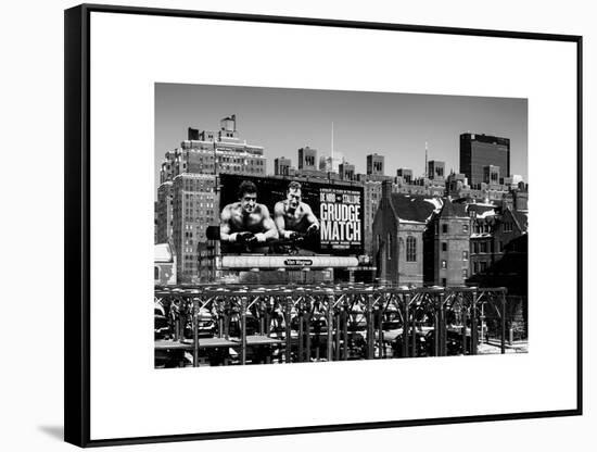 Urban Winter Scene View at Meatpacking District-Philippe Hugonnard-Framed Stretched Canvas