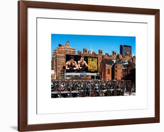 Urban Winter Scene View at Meatpacking District-Philippe Hugonnard-Framed Art Print