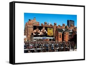 Urban Winter Scene View at Meatpacking District-Philippe Hugonnard-Framed Stretched Canvas