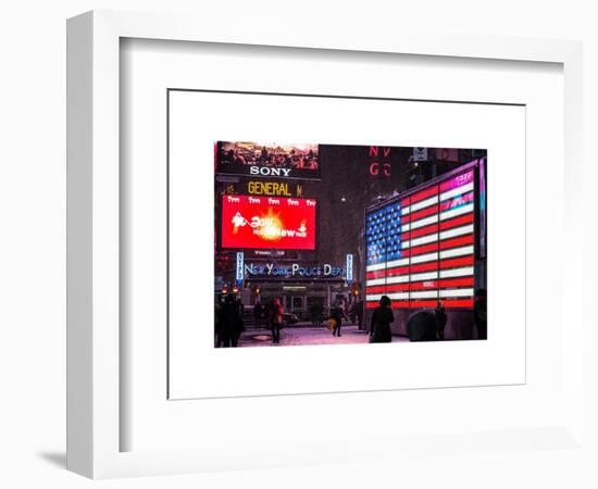 Urban Winter Scene-Philippe Hugonnard-Framed Art Print