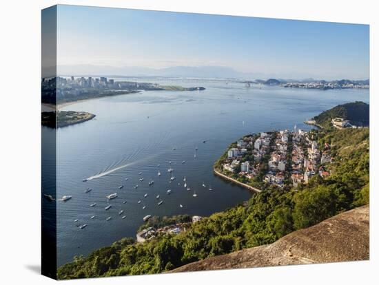 Urca Neighbourhood, elevated view, Rio de Janeiro, Brazil, South America-Karol Kozlowski-Stretched Canvas