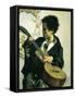 Urchin with a Guitar, 1877-Antonio Mancini-Framed Stretched Canvas