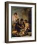 Urchins Playing Dice, about 1670/1675-Bartolomé Estéban Murillo-Framed Premium Giclee Print