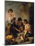 Urchins Playing Dice, about 1670/1675-Bartolomé Estéban Murillo-Mounted Premium Giclee Print