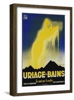 Uriage Les Bains Hot Spings Poster-Gaston Gorde-Framed Giclee Print