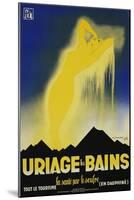 Uriage Les Bains Hot Spings Poster-Gaston Gorde-Mounted Giclee Print