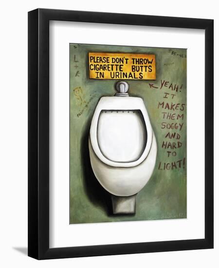 Urinal-Leah Saulnier-Framed Premium Giclee Print