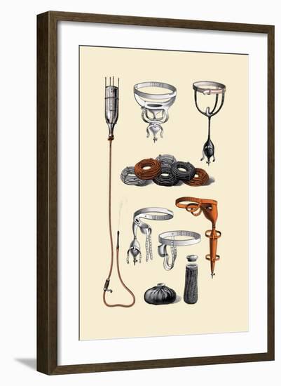 Urinals, Tubes, and Ice Packs-Jules Porges-Framed Art Print