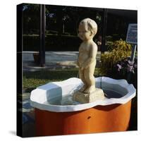 Urinating Boy Fountain-Paul Almasy-Stretched Canvas