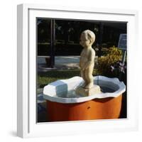 Urinating Boy Fountain-Paul Almasy-Framed Photographic Print