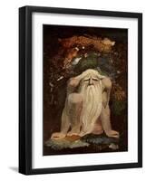 Urizen Penned in the Rock by William Blake-William Blake-Framed Giclee Print