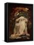 Urizen Penned in the Rock by William Blake-William Blake-Framed Stretched Canvas