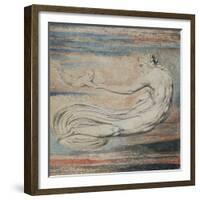 Urizen, Plate 2 of Urizen: Teach These Souls to Fly-William Blake-Framed Giclee Print