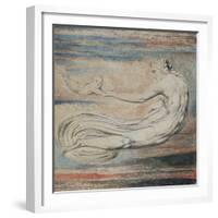 Urizen, Plate 2 of Urizen: Teach These Souls to Fly-William Blake-Framed Giclee Print