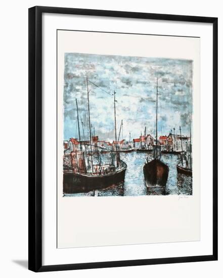 Urk (Hollande) Temps Gris-Bernard Gantner-Framed Limited Edition