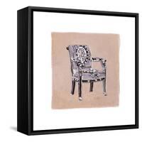Urn Chair III-Debbie Nicholas-Framed Stretched Canvas