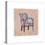 Urn Chair III-Debbie Nicholas-Stretched Canvas