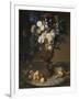 Urn of Flowers with Fruits and Hare, 1715-Alexandre-Francois Desportes-Framed Giclee Print