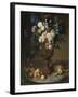 Urn of Flowers with Fruits and Hare, 1715-Alexandre-Francois Desportes-Framed Giclee Print