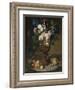 Urn of Flowers with Fruits and Hare, 1715-Alexandre-Francois Desportes-Framed Giclee Print