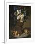 Urn of Flowers with Fruits and Hare, 1715-Alexandre-Francois Desportes-Framed Giclee Print