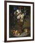 Urn of Flowers with Fruits and Hare, 1715-Alexandre-Francois Desportes-Framed Giclee Print