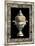 Urn on Marbleized Background II-null-Mounted Art Print