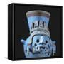 Urn Showing a Depiction of the Rain God Tlaloc-null-Framed Stretched Canvas