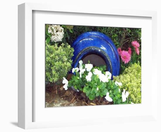 Urn & Spring Flowers-Herb Dickinson-Framed Photographic Print