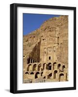 Urn Tomb, Petra, Unesco World Heritage Site, Jordan, Middle East-Sergio Pitamitz-Framed Photographic Print