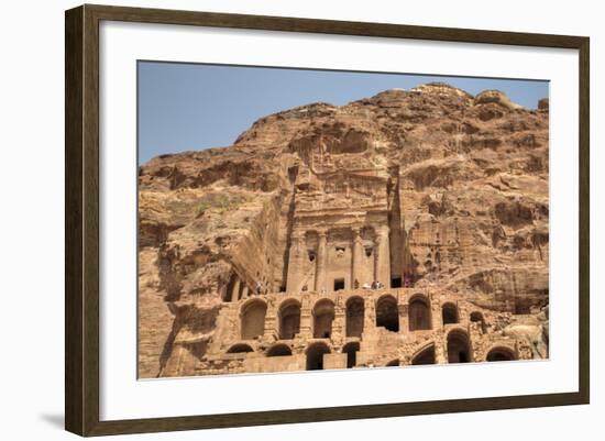 Urn Tomb, Royal Tombs, Petra, Jordan, Middle East-Richard Maschmeyer-Framed Photographic Print