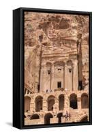 Urn Tomb, Royal Tombs, Petra, Jordan, Middle East-Richard Maschmeyer-Framed Stretched Canvas