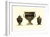 Urn Triad IV-Giovanni Giardini-Framed Art Print