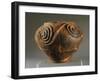 Urn Vase with Spiral Decoration Applied, from Pizzughi, Croatia, 8th Century BC-null-Framed Giclee Print