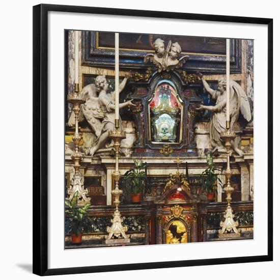 Urn with Skull of St Aloysius Gonzaga-null-Framed Giclee Print