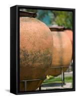 Urns in Archeological Park, Constanta, Romania-Russell Young-Framed Stretched Canvas