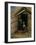 Uro Indian Woman and Baby, Lake Titicaca, Peru, South America-Sybil Sassoon-Framed Photographic Print