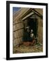 Uro Indian Woman and Baby, Lake Titicaca, Peru, South America-Sybil Sassoon-Framed Photographic Print
