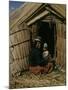 Uro Indian Woman and Baby, Lake Titicaca, Peru, South America-Sybil Sassoon-Mounted Photographic Print