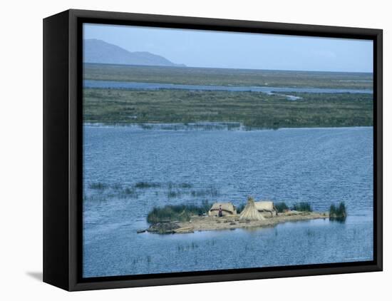 Uros Indian Floating Village, Lake Titicaca-null-Framed Stretched Canvas