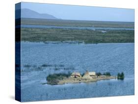 Uros Indian Floating Village, Lake Titicaca-null-Stretched Canvas