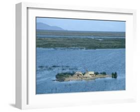 Uros Indian Floating Village, Lake Titicaca-null-Framed Photographic Print