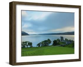 Urquhart Castle and Loch Ness, Highlands, Scotland, United Kingdom, Europe-Karol Kozlowski-Framed Photographic Print