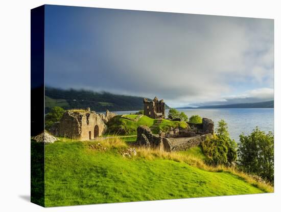 Urquhart Castle and Loch Ness, Highlands, Scotland, United Kingdom, Europe-Karol Kozlowski-Stretched Canvas