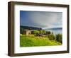 Urquhart Castle and Loch Ness, Highlands, Scotland, United Kingdom, Europe-Karol Kozlowski-Framed Photographic Print